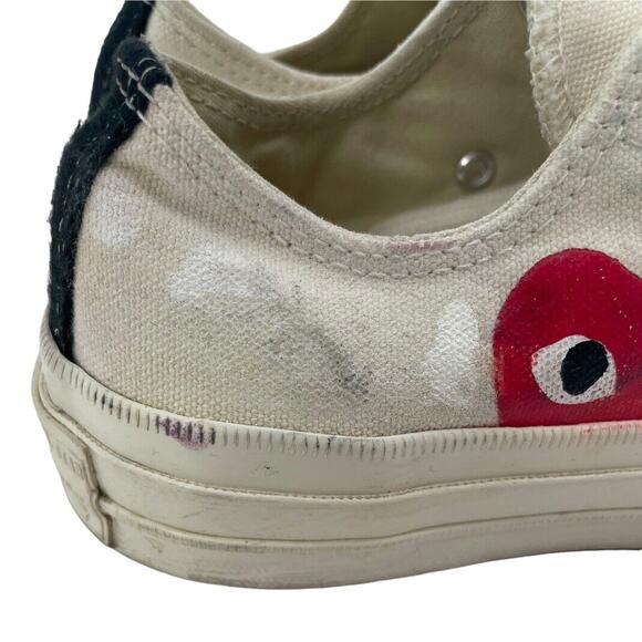 Converse Chuck Taylor Comme des Garcons PLAY Sneakers 150207C size M 4 W 6 Shoes - Picture 5 of 16